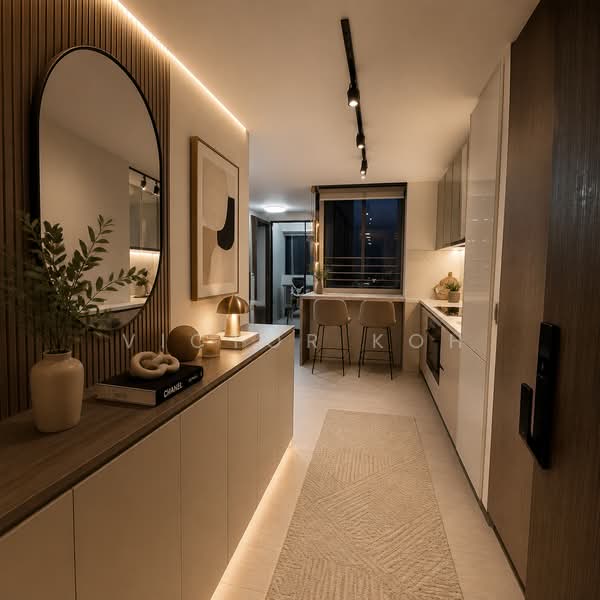 V on Shenton, 5 Shenton Way, 2 Bedrooms, 743 sqft, Condominium For Sale, by Victor Koh, 500218564 - Kitchen - PropertyGuru.com.sg
