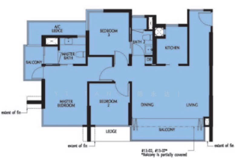 Eco Sanctuary, 61 Chestnut Avenue, 3 Bedrooms, 990 sqft, Condominium For Sale, by YT Tan (陈永达), 500218645 - PropertyGuru.com.sg