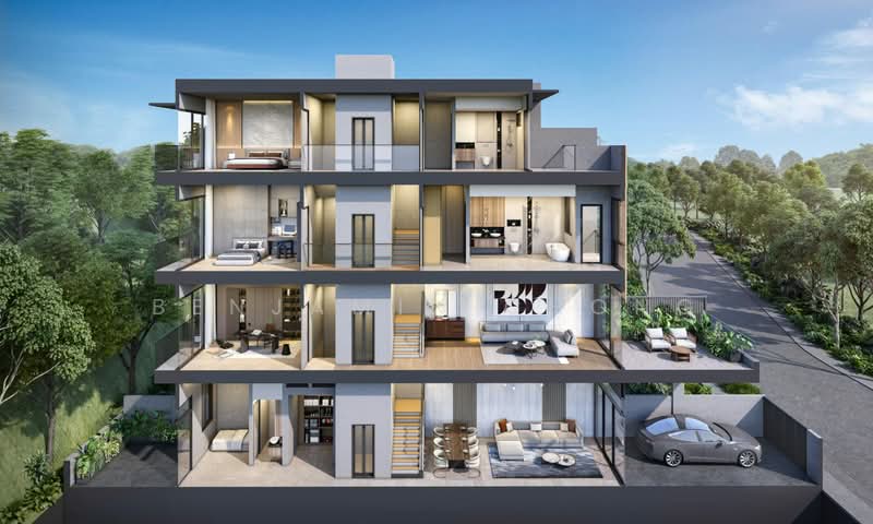 Best Value in Springleaf | Brand New Terrace with Lift and Pool | Minutes to Springleaf MRT, Meng Suan Road, 5 Bedrooms, 6,470 sqft, Corner Terrace For Sale, by Benjamin Chong, 500218651 - Master Bedroom - PropertyGuru.com.sg