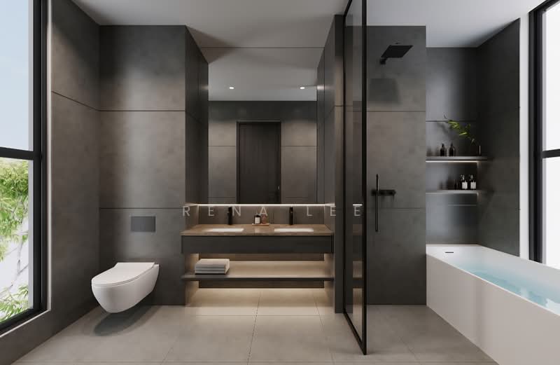 BRAND NEW TERRACE @ JOO CHIAT, East Coast / Marine Parade, 5 Bedrooms, 5,185 sqft, Terraced House For Sale, by Rena Lee, 500218656 - Bathroom - PropertyGuru.com.sg