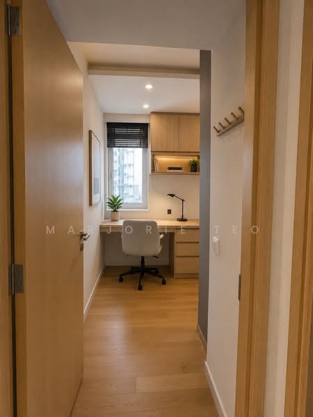 RARE City View' High floor 3bed2bath with 5.5m’s Living & Balcony ceiling height @ Eight Riversuites, , 3 Bedrooms, 1,195 sqft, Condominium For Sale, by Marjorie Teo, 500218667 - bedroom 2 - PropertyGuru.com.sg