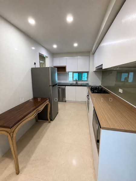 City View' High floor 3bed2bath with 5m’s Living & Balcony ceiling height @ Eight Riversuites, , 3 Bedrooms, 1,195 sqft, Condominium For Sale, by Marjorie Teo, 500218667 - Kitchen - PropertyGuru.com.sg