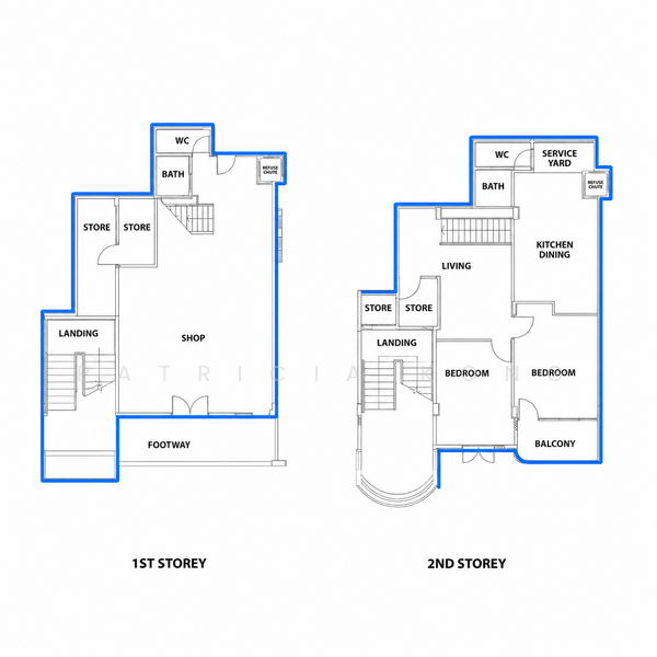 Everton HDB Shophouse, , 1,733 sqft, Shop / Shophouse For Sale, by Patricia Kong, 500218686 - CommercialGuru.com.sg