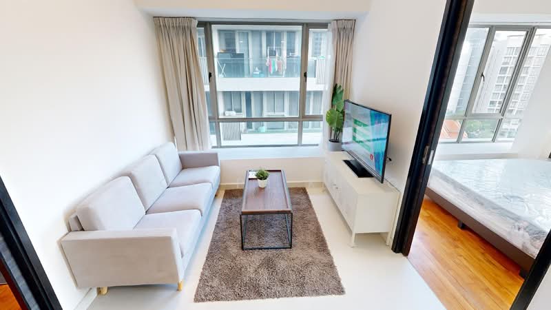 Robertson Edge, 18 Tong Watt Road, 2 Bedrooms, 463 sqft, Apartment For Sale, by Joseph Khoo, 500218699 - Living Room - PropertyGuru.com.sg
