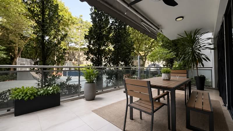 Parc Olympia, 56 Flora Drive, Changi Airport / Changi Village, 2 Bedrooms, 861 sqft, Condominium For Sale, by Johansson Tay, 500218728 - Balcony - PropertyGuru.com.sg