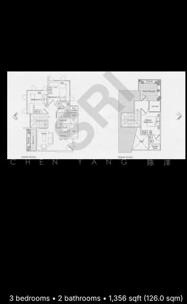 Duplex Penthouse Within 1KM of Raffles Girls Primary & Nanyang Primary School!, , 3 Bedrooms, 1,367 sqft, Condominium For Sale, by Chen Yang 陈洋, 500218783 - PropertyGuru.com.sg