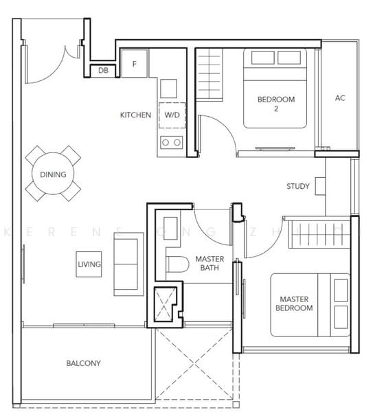 The Jovell, 13 Flora Drive, 2 Bedrooms, 667 sqft, Condominium For Rent, by Kerene Ong Zhi Qi, 500218797 - PropertyGuru.com.sg