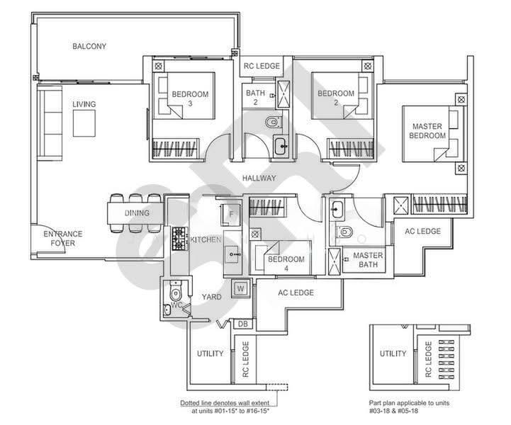 Rivercove Residences EC, 36 Anchorvale Ln, 4 Bedrooms, 1,184 sqft, Condominium For Sale, by Jaslin Khoo, 500218805 - PropertyGuru.com.sg