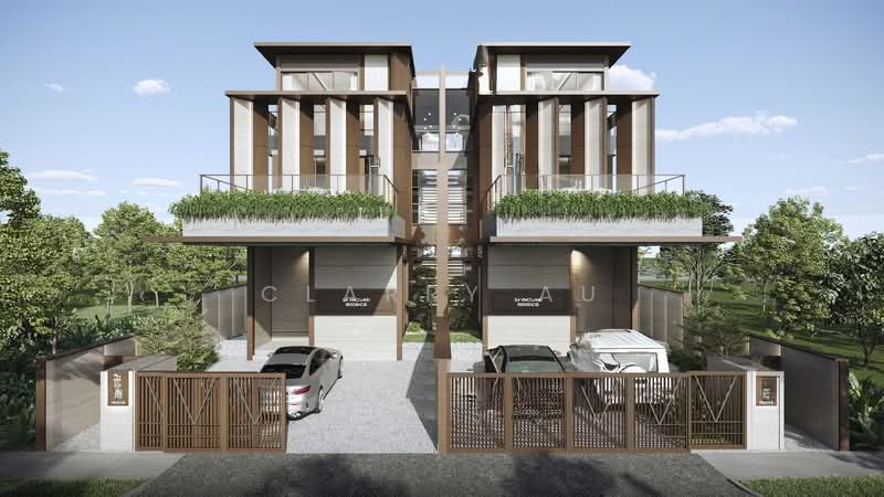 Linked Bungalow @ Aida Street D15 • By Da Vinci Land ★Eminence Landed★, Aida Street, 5 Bedrooms, 5,900 sqft, Semi-Detached House For Sale, by Clarry Au, 500218820 - Exterior - PropertyGuru.com.sg
