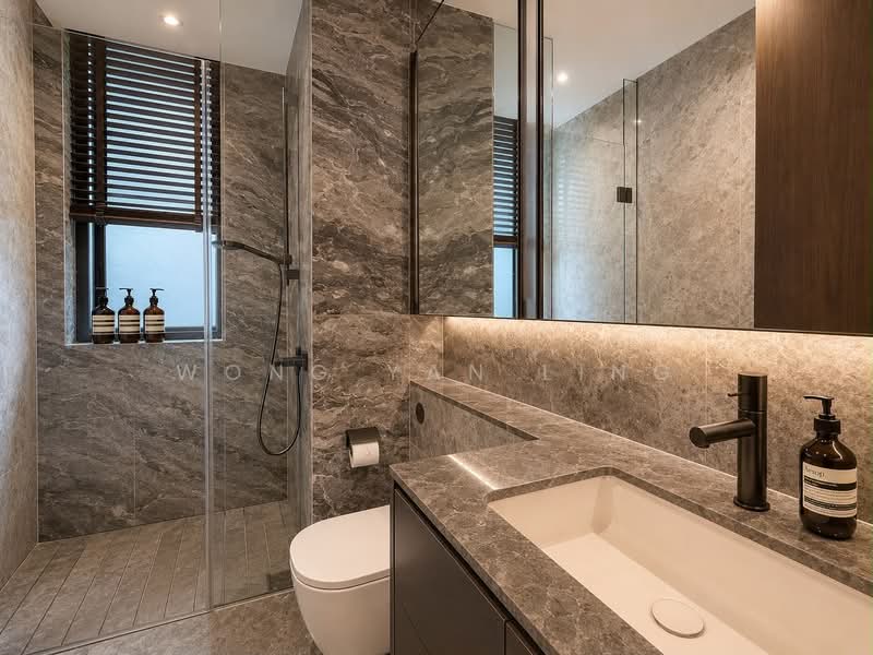 Leedon Green, 32 Leedon Heights, 4 Bedrooms, 1,496 sqft, Condominium For Sale, by Wong Yan Ling, 500218888 - Bathroom - PropertyGuru.com.sg