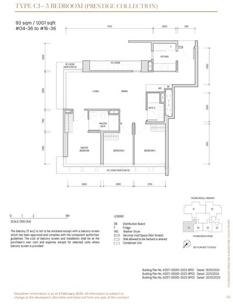 Aurea, 802 Beach Road, 3 Bedrooms, 1,001 sqft, Condominium For Sale, by Lisa Seow, 500218930 - C1 - PropertyGuru.com.sg