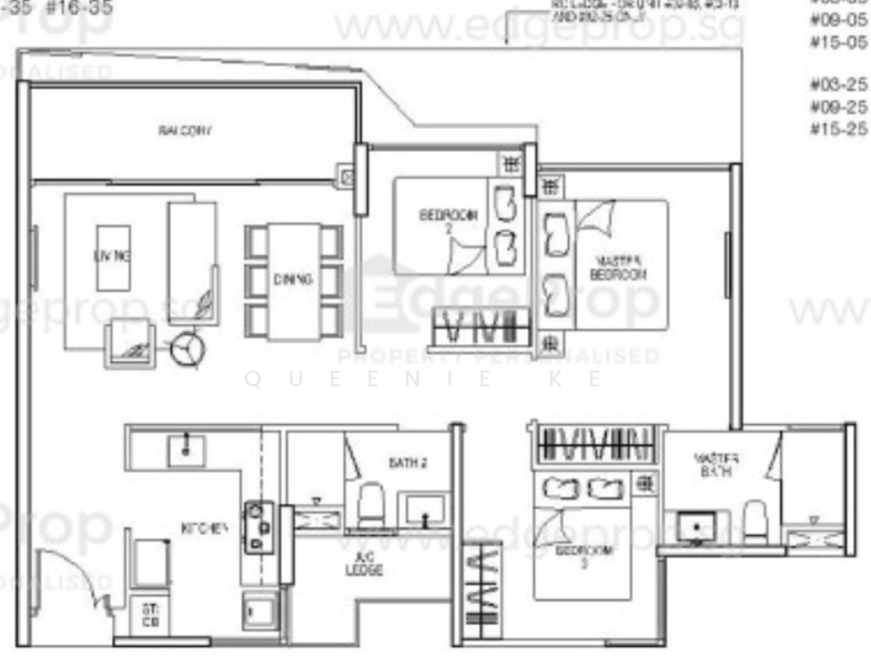 River Isles, Punggol Central, 3 Bedrooms, 947 sqft, Condominium For Sale, by Queenie Ke, 500218943 - PropertyGuru.com.sg