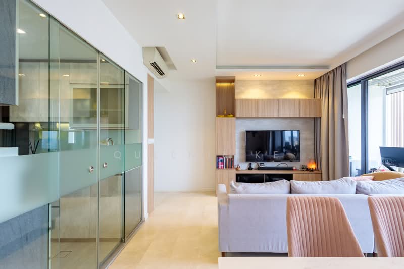 River Isles, Punggol Central, 3 Bedrooms, 947 sqft, Condominium For Sale, by Queenie Ke, 500218943 - Living Room - PropertyGuru.com.sg