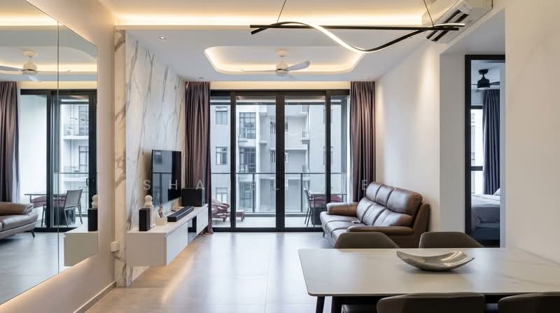 Park Colonial, 10 Woodleigh Lane, 3 Bedrooms, 980 sqft, Condominium For Rent, by Shanel Liew, 500218957 - Living Room - PropertyGuru.com.sg