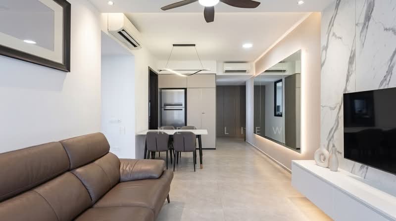 Park Colonial, 10 Woodleigh Lane, 3 Bedrooms, 980 sqft, Condominium For Rent, by Shanel Liew, 500218957 - Living Room - PropertyGuru.com.sg