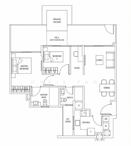 The Luxurie, 11 Compassvale Road, 2 Bedrooms, 1,109 sqft, Condominium For Rent, by Chris Tan, 500218962 - PropertyGuru.com.sg