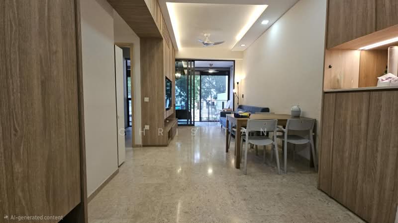 The Luxurie, 11 Compassvale Road, 2 Bedrooms, 1,109 sqft, Condominium For Rent, by Chris Tan, 500218962 - Living Room - PropertyGuru.com.sg