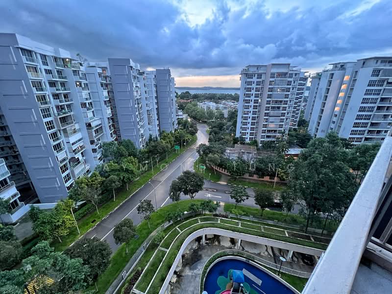 Watercolours, 31 Pasir Ris Link, 3 Bedrooms, 958 sqft, Condominium For Sale, by Raymond Tung, 500218971 - Exterior View (From Balcony) - PropertyGuru.com.sg