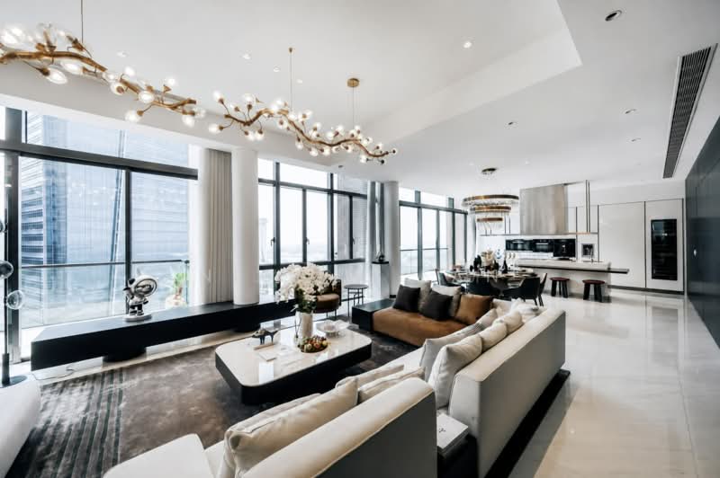 Marina One Residences, 21 Marina Way, 5 Bedrooms, 7,460 sqft, Condominium For Sale, by Nicole Fan, 500218990 - Living Room - PropertyGuru.com.sg