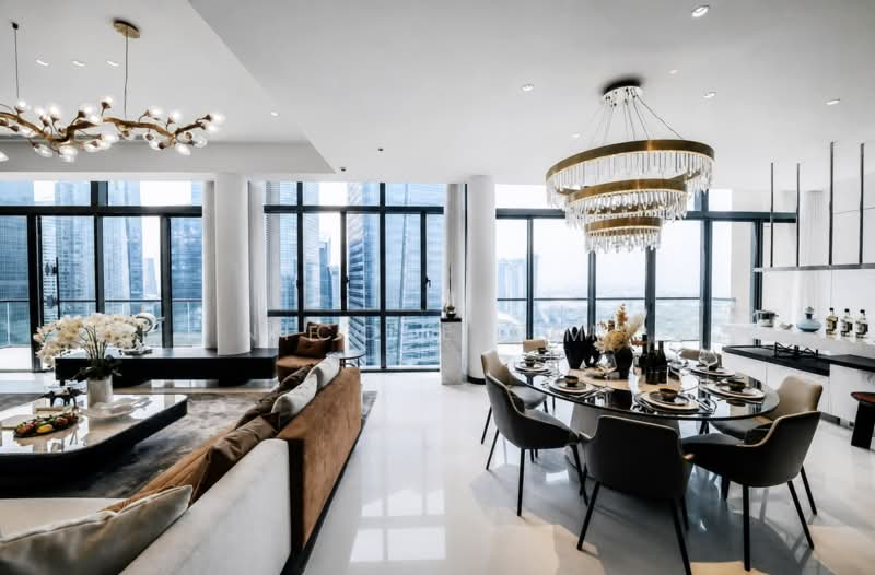 Marina One Residences, 21 Marina Way, 5 Bedrooms, 7,460 sqft, Condominium For Sale, by Nicole Fan, 500218990 - Living Room - PropertyGuru.com.sg
