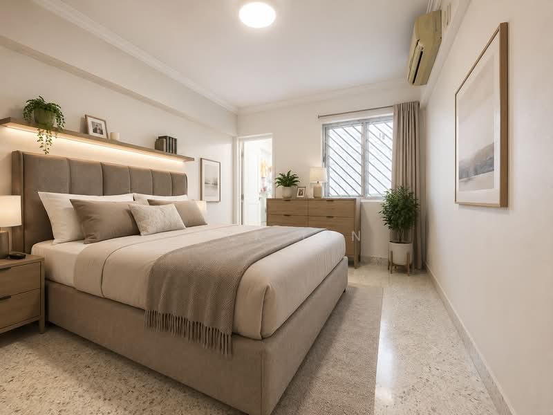 332 Clementi Avenue 2, 332 Clementi Avenue 2, 3 Bedrooms, 990 sqft, HDB Flat For Sale, by Jack Tan, 500219004 - Bedroom - PropertyGuru.com.sg