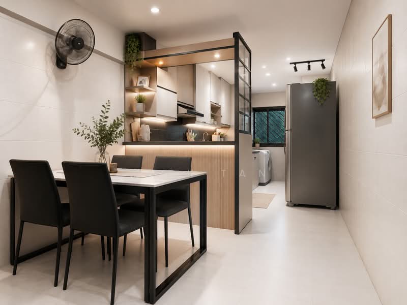 332 Clementi Avenue 2, 332 Clementi Avenue 2, 3 Bedrooms, 990 sqft, HDB Flat For Sale, by Jack Tan, 500219004 - Kitchen - PropertyGuru.com.sg