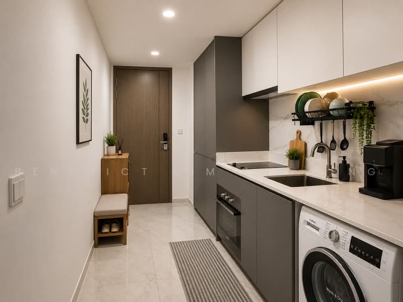 Affinity At Serangoon, , 1 Bedroom, 474 sqft, Condominium For Sale, by Benedict Lim Kim Heng, 500219075 - Kitchen - PropertyGuru.com.sg