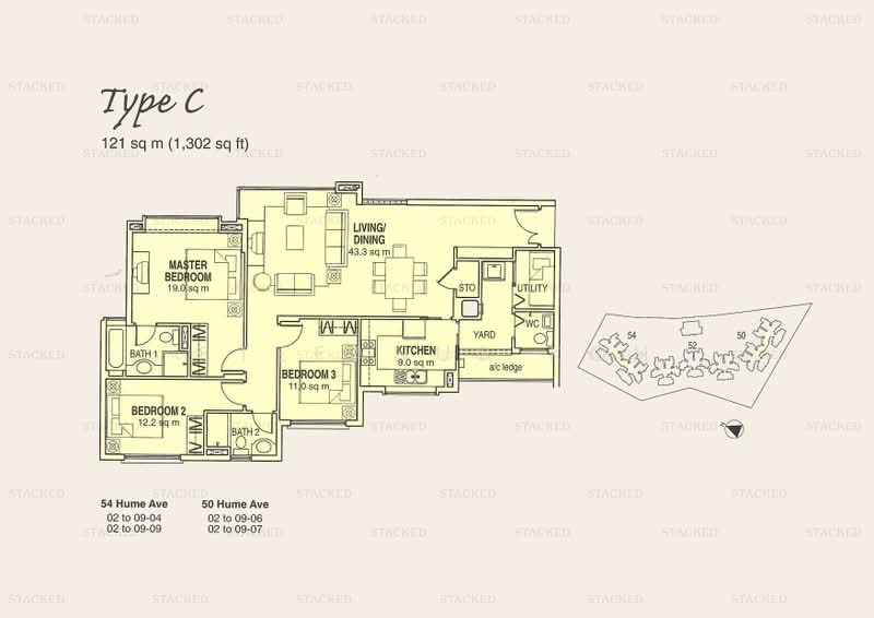Summerhill, 50 Hume Avenue, 3 Bedrooms, 1,302 sqft, Condominium For Rent, by Stefanus Koh, 500219128 - PropertyGuru.com.sg