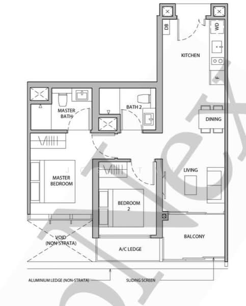 Dairy Farm Residences, 6 Dairy Farm Lane, Dairy Farm / Bukit Panjang / Choa Chu Kang, 2 Bedrooms, 721 sqft, Condominium For Sale, by Joey Tan, 500219147 - PropertyGuru.com.sg