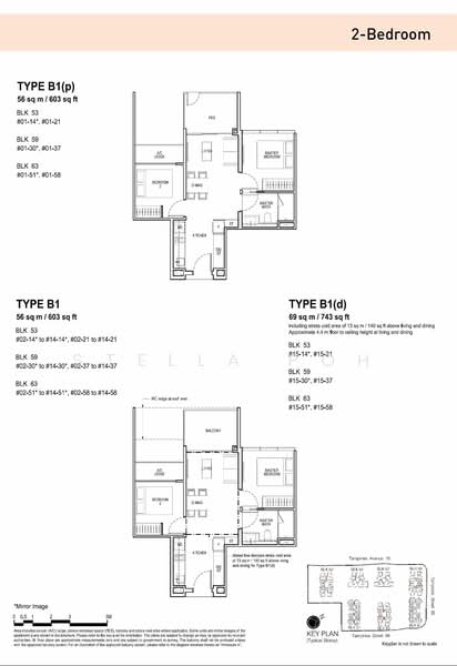 The Tapestry, 59 Tampines Street 86, 2 Bedrooms, 603 sqft, Condominium For Sale, by Stella Poh, 500219220 - PropertyGuru.com.sg