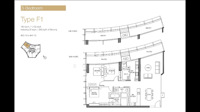 DUO Residences, 1 Fraser Street, 3 Bedrooms, 1,722 sqft, Apartment For Sale, by BQ Tey, 500219230 - PropertyGuru.com.sg