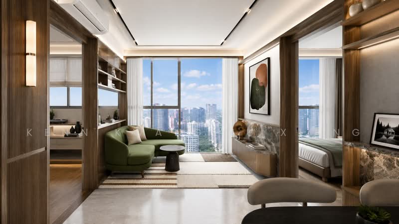 Union Square Residences, 28 Havelock Road,, 1 Bedroom, 506 sqft, Condominium For Sale, by Kenn Kwang Yu Xiang, 500219234 - Living Room - PropertyGuru.com.sg