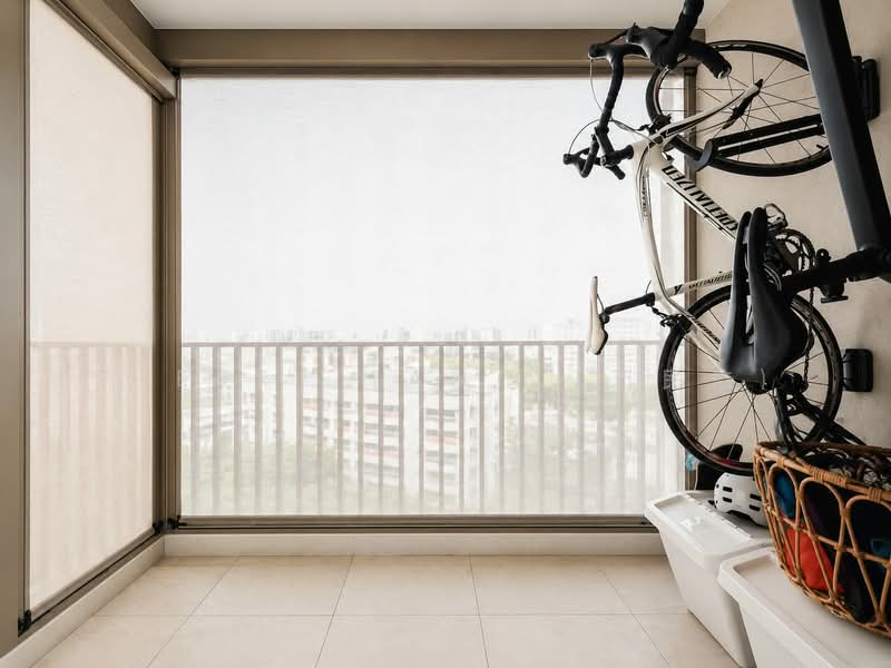 Sengkang Grand Residences, 76 Compassvale Bow, Hougang / Punggol / Sengkang, 3 Bedrooms, 936 sqft, Condominium For Sale, by Sherry Tang (邓民洁), 500219243 - Balcony - PropertyGuru.com.sg