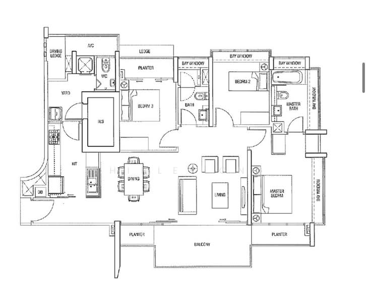 The Parc Condominium, 11 West Coast Walk, Buona Vista / West Coast / Clementi New Town, 3 Bedrooms, 1,292 sqft, Condominium For Rent, by Shirley Ong, 500219296 - PropertyGuru.com.sg