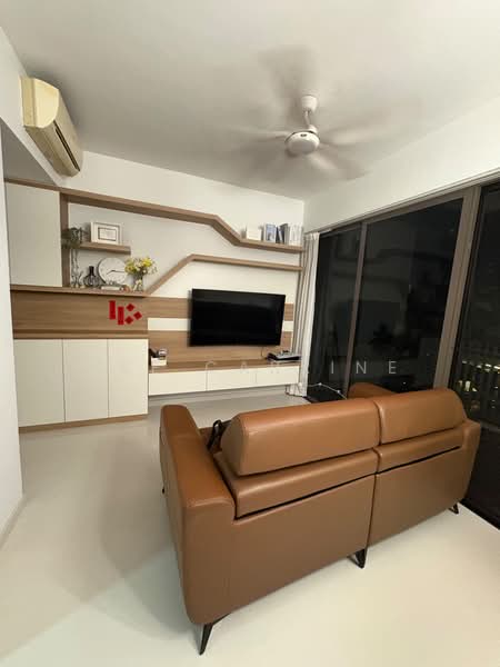 The Inflora, 57 Flora Drive, 2 Bedrooms, 743 sqft, Condominium For Sale, by Kee Carrine, 500219302 - Living Room - PropertyGuru.com.sg
