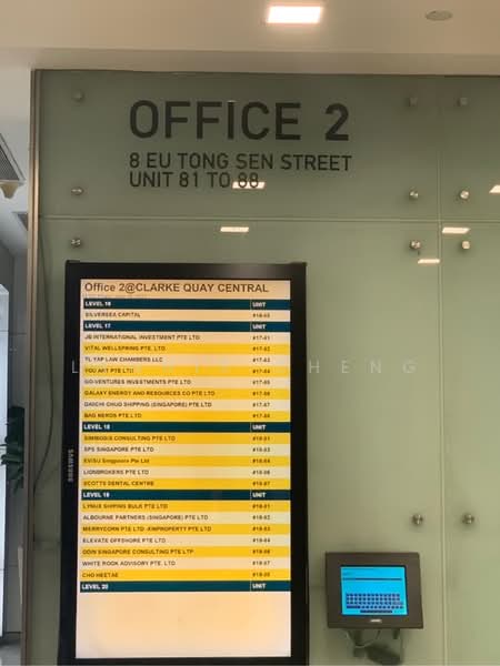 The Central, 8 Eu Tong Sen Street, 646 sqft, Office For Sale, by Lynnis Cheng, 500219366 - CommercialGuru.com.sg