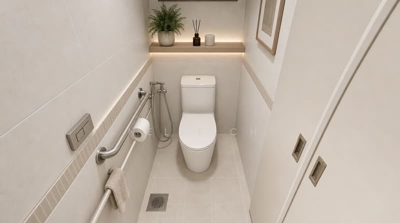76 Lorong Limau, 76 Lorong Limau, 3 Bedrooms, 700 sqft, HDB Flat For Sale, by Janelle Chew, 500219374 - Toilet (AI) - PropertyGuru.com.sg
