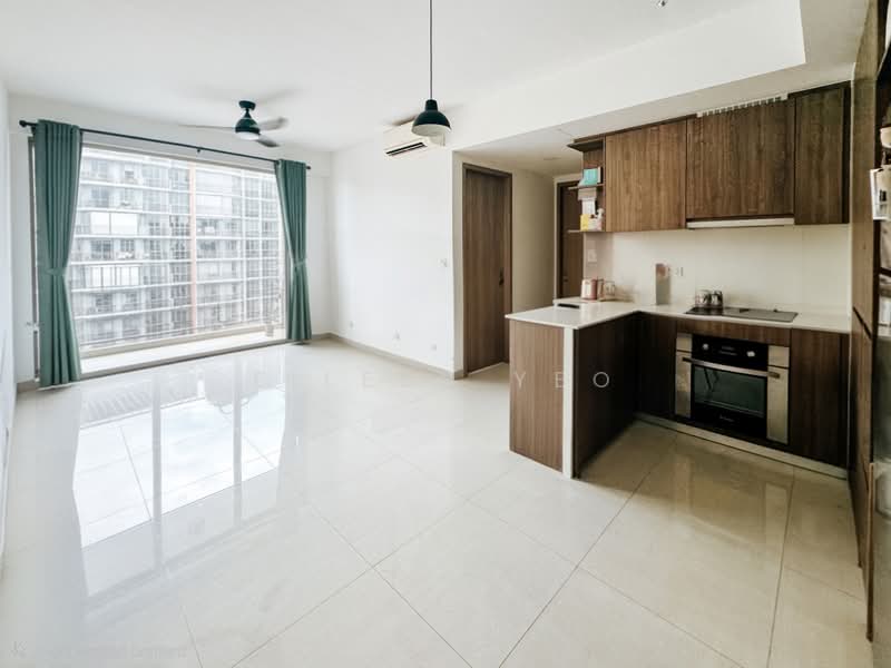 Sol Acres, 8 Choa Chu Kang Grove, 2 Bedrooms, 710 sqft, Executive Condominium For Rent, by Eileen Yeo, 500219375 - Living Hall and Kitchen - PropertyGuru.com.sg