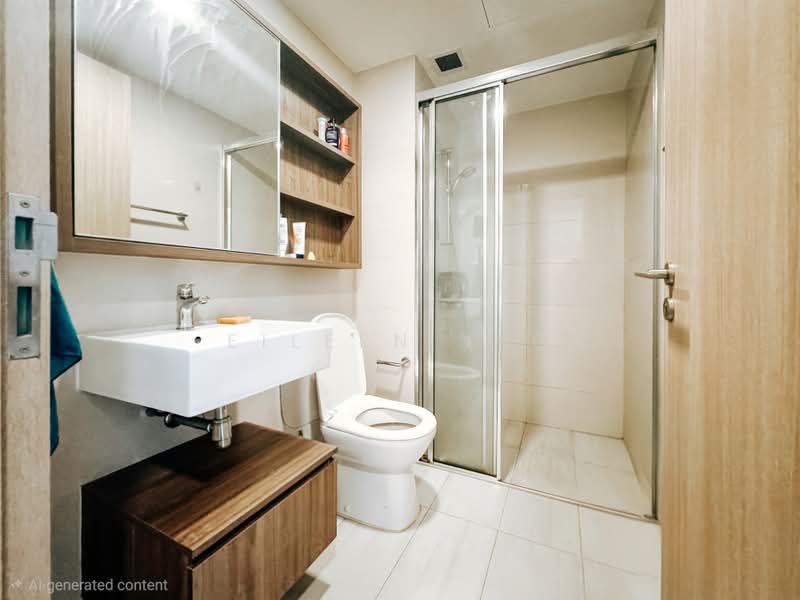 Sol Acres, 8 Choa Chu Kang Grove, 2 Bedrooms, 710 sqft, Executive Condominium For Rent, by Eileen Yeo, 500219375 - Master Bathroom - PropertyGuru.com.sg