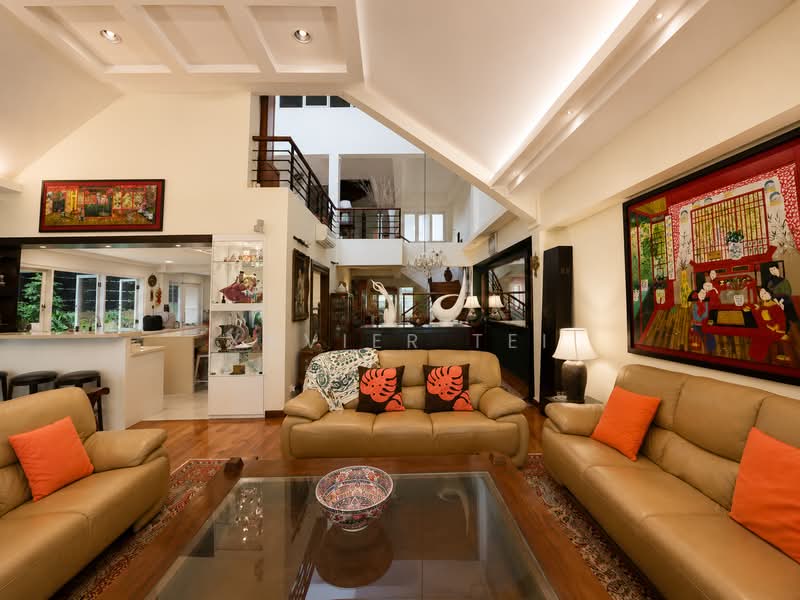 Serangoon Garden Estate, 77 Crowhurst Drive, 5 Bedrooms, 5,200 sqft, Semi-Detached House For Sale, by XAVIER TEI, 500219384 - Level 1 Living Room - PropertyGuru.com.sg