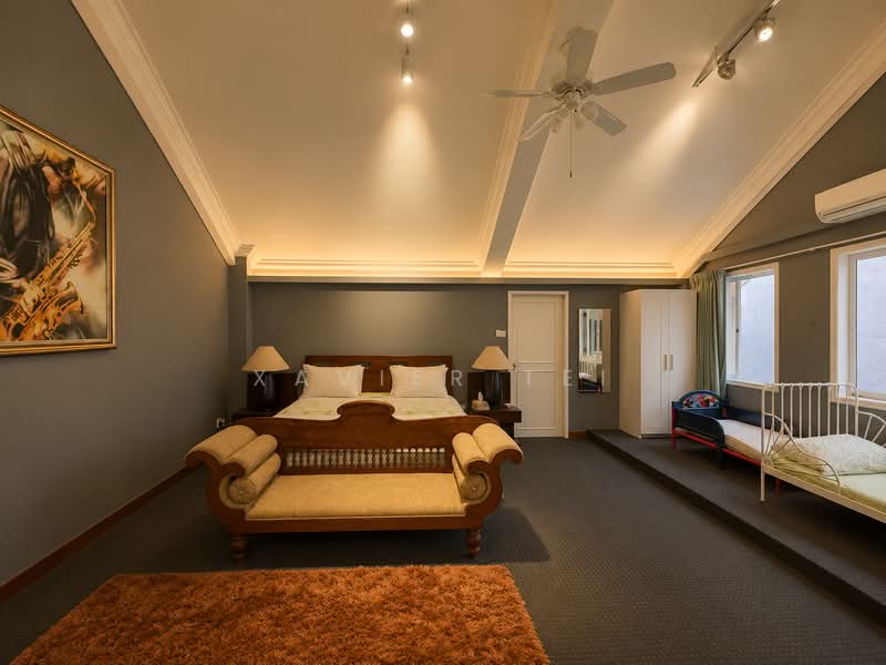 Serangoon Garden Estate, 77 Crowhurst Drive, 5 Bedrooms, 5,200 sqft, Semi-Detached House For Sale, by XAVIER TEI, 500219384 - Attic Bedroom - PropertyGuru.com.sg
