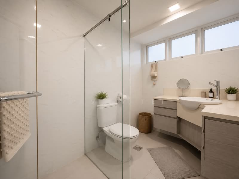 Serangoon Garden Estate, 77 Crowhurst Drive, 5 Bedrooms, 5,200 sqft, Semi-Detached House For Sale, by XAVIER TEI, 500219384 - Bathroom - PropertyGuru.com.sg