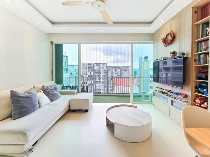 Watercolours, 25 Pasir Ris Link, 3 Bedrooms, 1,141 sqft, Executive Condominium For Sale, by Sung Mei Xuan (MEI), 500219450 - Living Room - PropertyGuru.com.sg