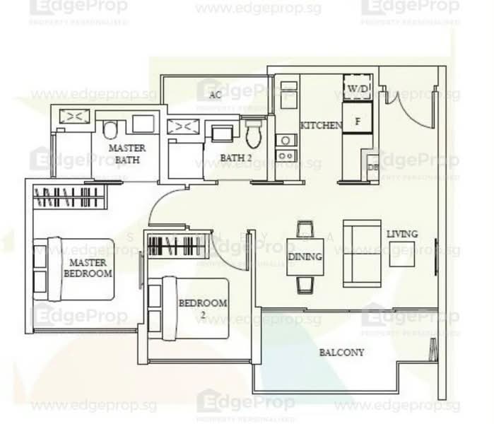 The Inflora, 51 Flora Drive, 2 Bedrooms, 743 sqft, Condominium For Sale, by Stanley Dai, 500219452 - PropertyGuru.com.sg