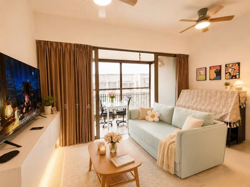 The Inflora, 51 Flora Drive, 2 Bedrooms, 743 sqft, Condominium For Sale, by Stanley Dai, 500219452 - Living Room - PropertyGuru.com.sg