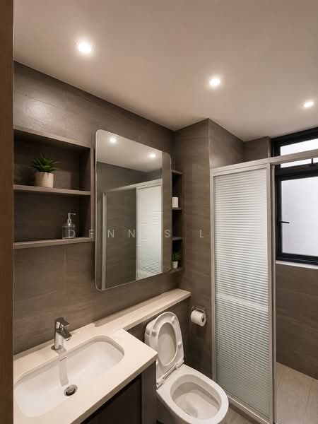 Hundred Palms Residences, 272 Yio Chu Kang Road, 3 Bedrooms, 1,055 sqft, Executive Condominium For Sale, by Dennis Lim, 500219515 - Bathroom - PropertyGuru.com.sg