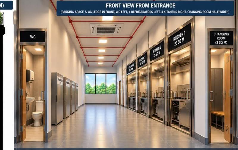 CT Foodnex, 2A-2B Mandai Estate, Admiralty / Woodlands, 200 sqft, Factory / Workshop (B2) For Rent, by Phani Kumar Anne, 500219555 - Kitchen - CommercialGuru.com.sg