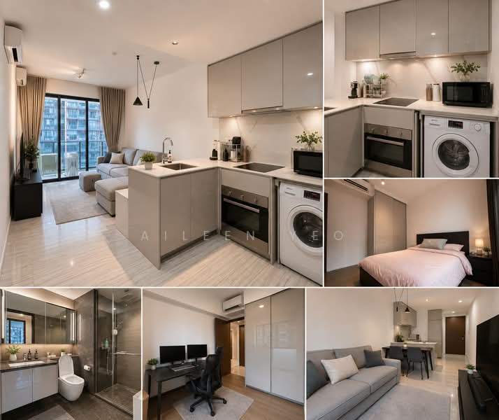 Parc Esta, 822 Sims Avenue, 2 Bedrooms, 635 sqft, Condominium For Rent, by Aileen Yeo, 500219601 - Living Room - PropertyGuru.com.sg