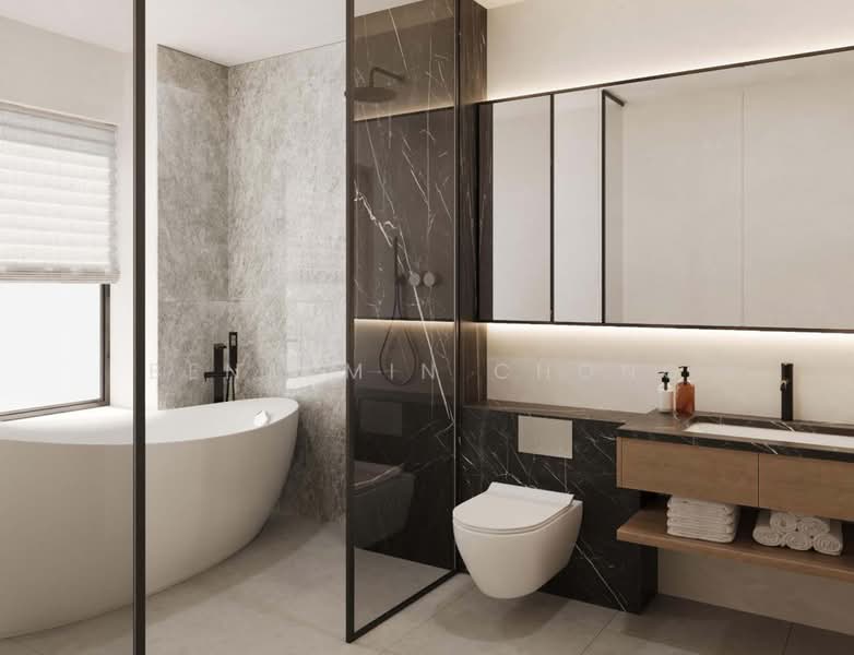 Rare Freehold Buy | Brand New Terrace with Private Lift, Jalan Sankam, 5 Bedrooms, 1,771 sqft, Terraced House For Sale, by Benjamin Chong, 500219620 - Bathroom - PropertyGuru.com.sg