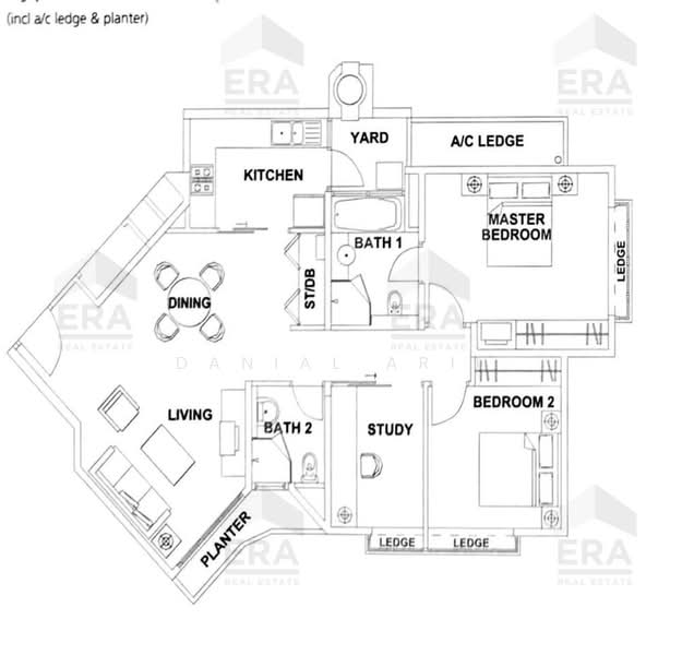 Edelweiss Park Condo, 84 Flora Road, 2 Bedrooms, 1,055 sqft, Condominium For Sale, by Danial Arif, 500219622 - PropertyGuru.com.sg